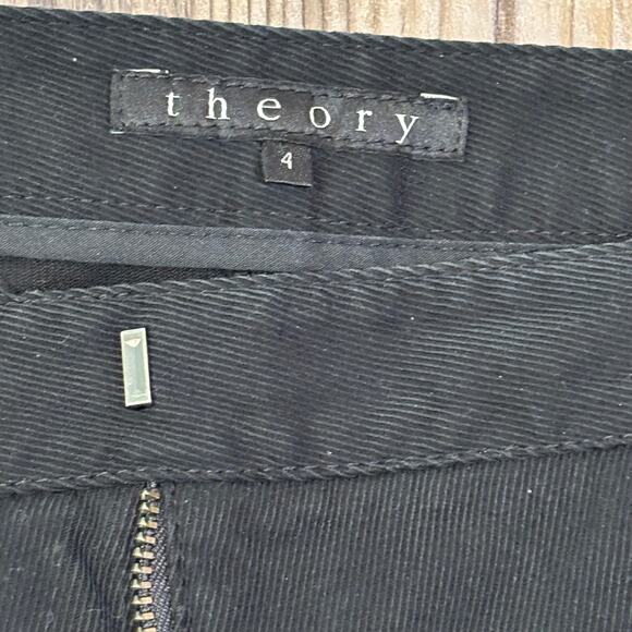 Theory Black Workwear Skinny Pant - size 4 - Picture 6 of 9